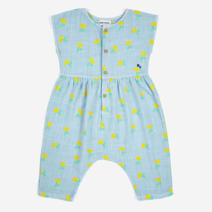 Sea Flower All Over Baby Overall
