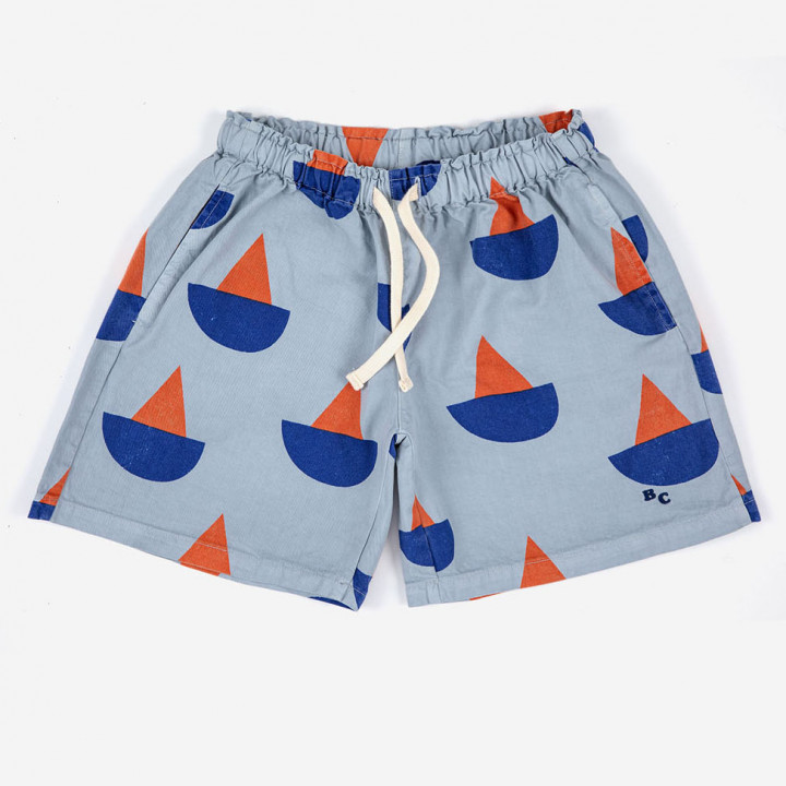Sail Boat All Over Woven Shorts