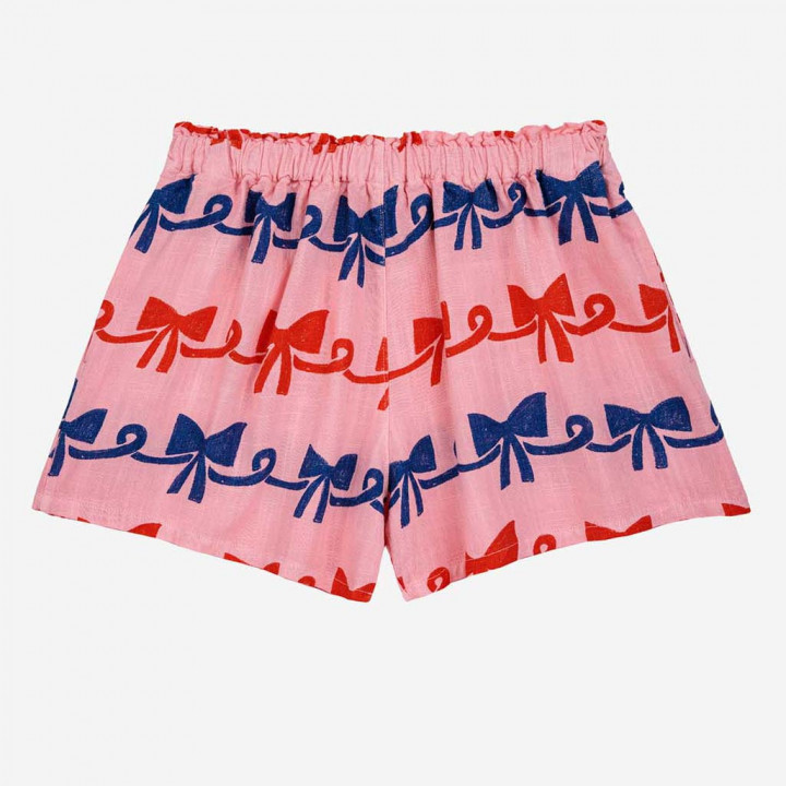 Ribbon Bow All Over Woven Shorts