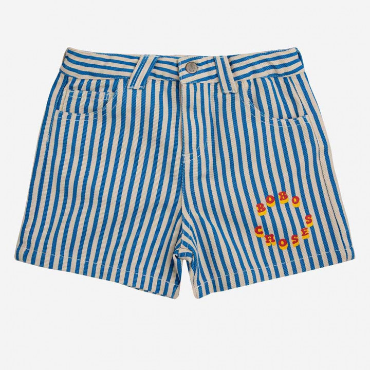 Bobo Choses Circle Stripes Woven Shorts
