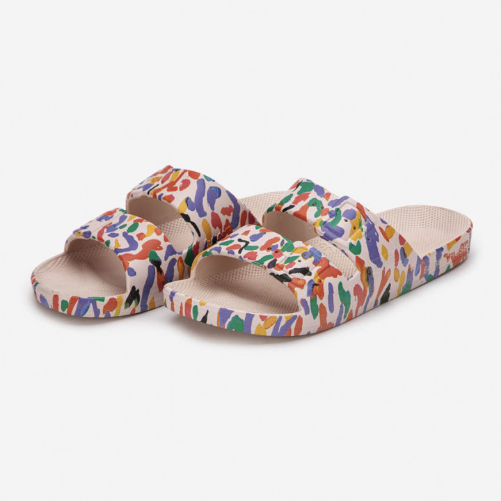 Confetti All Over Rubber Sandals