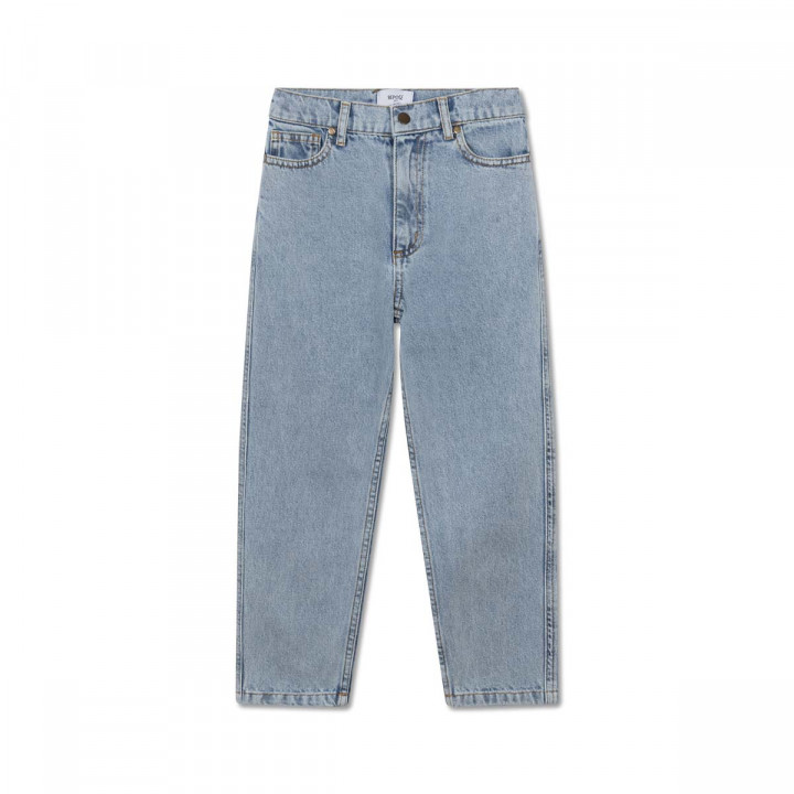 5 Pocket Jeans Mid Washed Blue