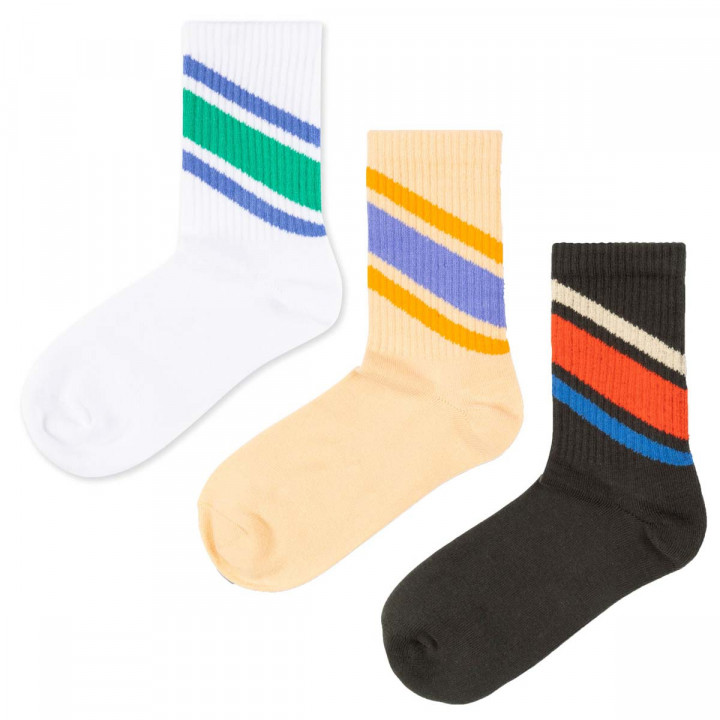 Sporty Socks 3Pack Stripe