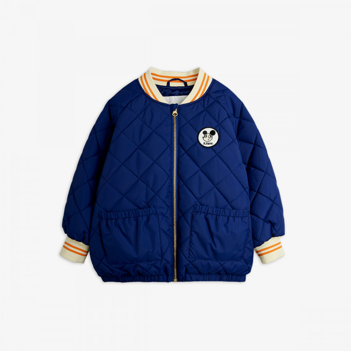 Ritzratz Patch Quilted Puffer Blue