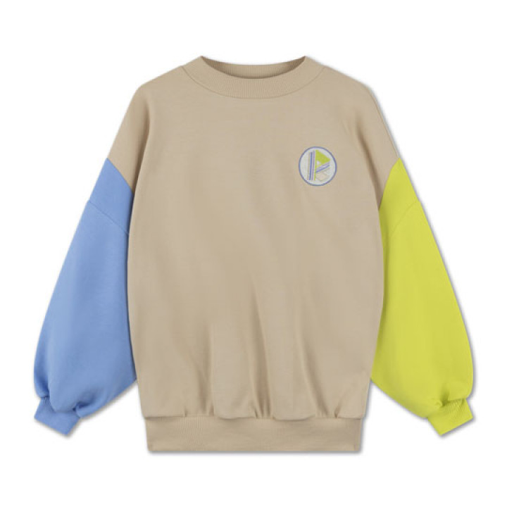 Crewneck Sweater Color Block