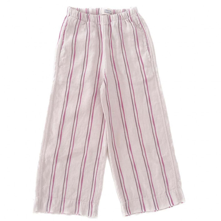 Linen Trousers Striped