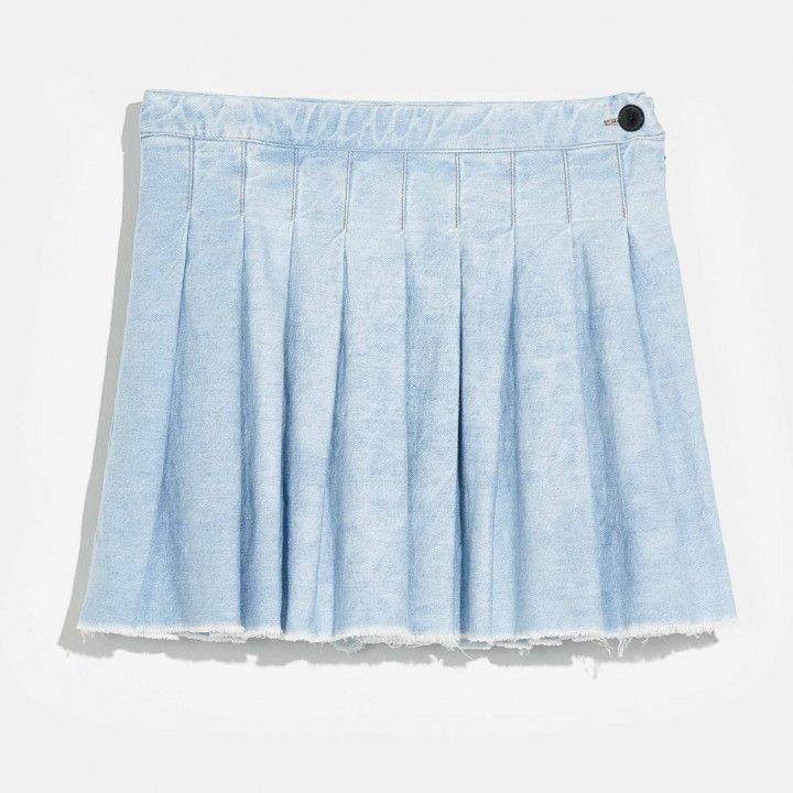 Alise Skirts Blue Bleach