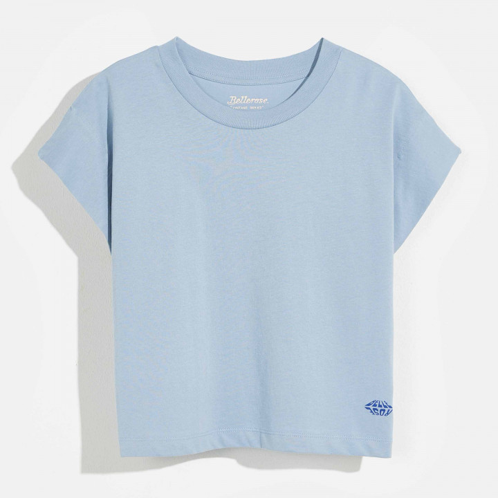 Crom T-shirt Blue Fog