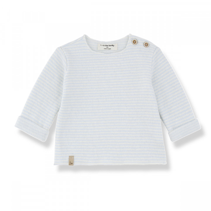 Aubin L.sleeve T-shirt Ciel
