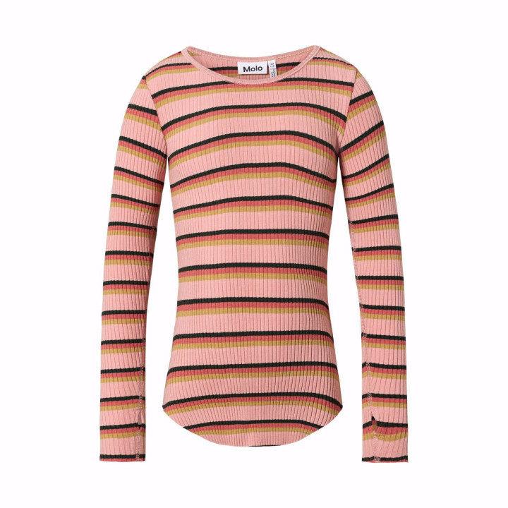 Rochelle Rose Camel Stripe