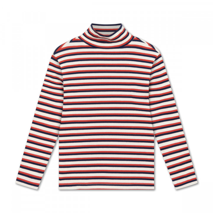 Turtle Neck Ivy Stripe