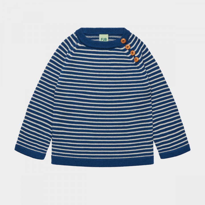 Sweater Deep Indigo Ecru