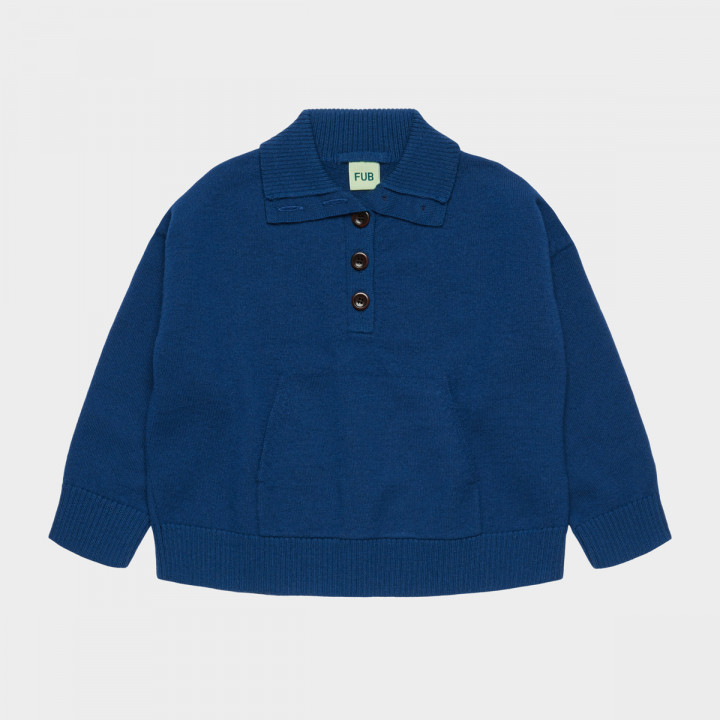 Felted Anorak Deep Indigo
