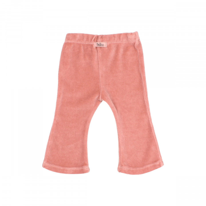 BB Velvet Legging Flare Peony
