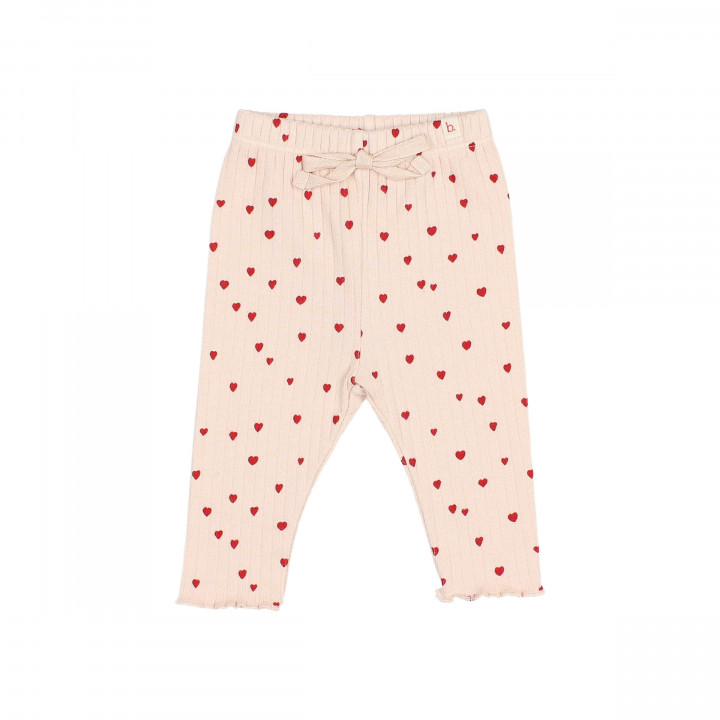 BB Mini Cuore Legging Cream Pink