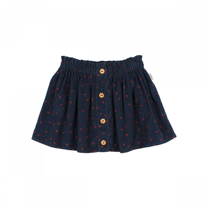 Mini Cuore Skirt Navy