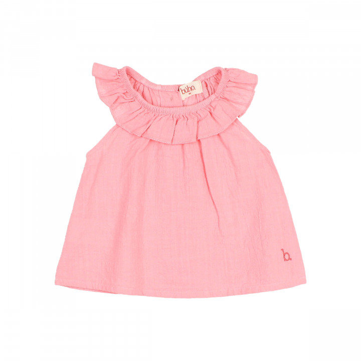 Baby Cotton Blouse Sugar Pink