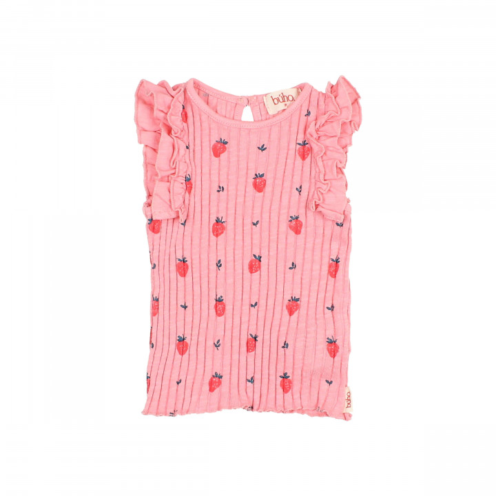 Baby Strawberry T-Shirt Sugar Pink