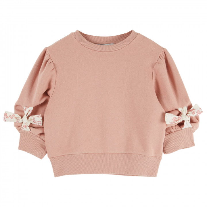 Rosalie Bow Sleeve Sweatshirt Sakura