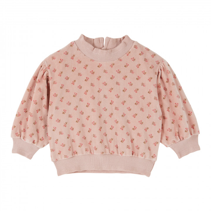 Printed Velvet Sweatshirt Marjolaine