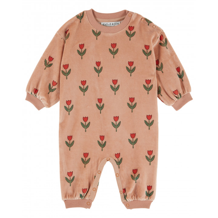 Printed Voluminous Playsuit Soliflore