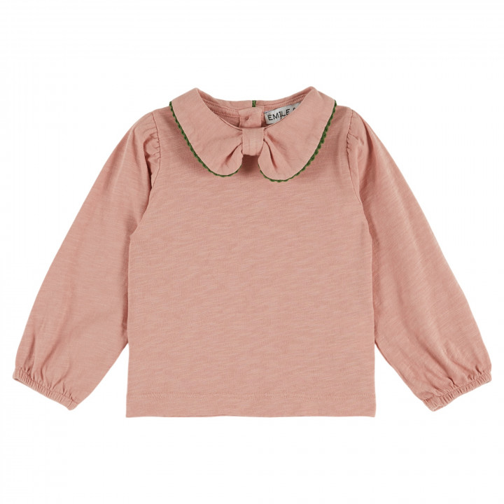 Speckled Flamé Jersey T-shirt Sakura Olive