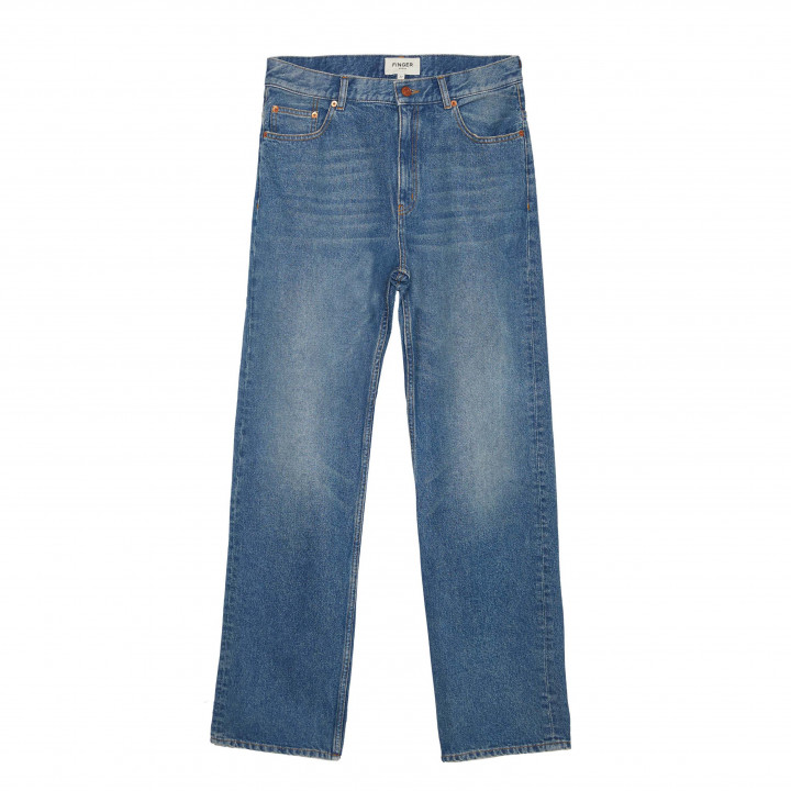 Austin Dirty Blue 5 Pocket Loose Fit Jeans
