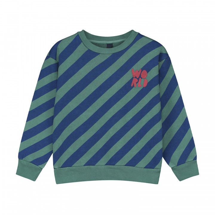 Sweatshirt Diagonal Stripes Greenlake