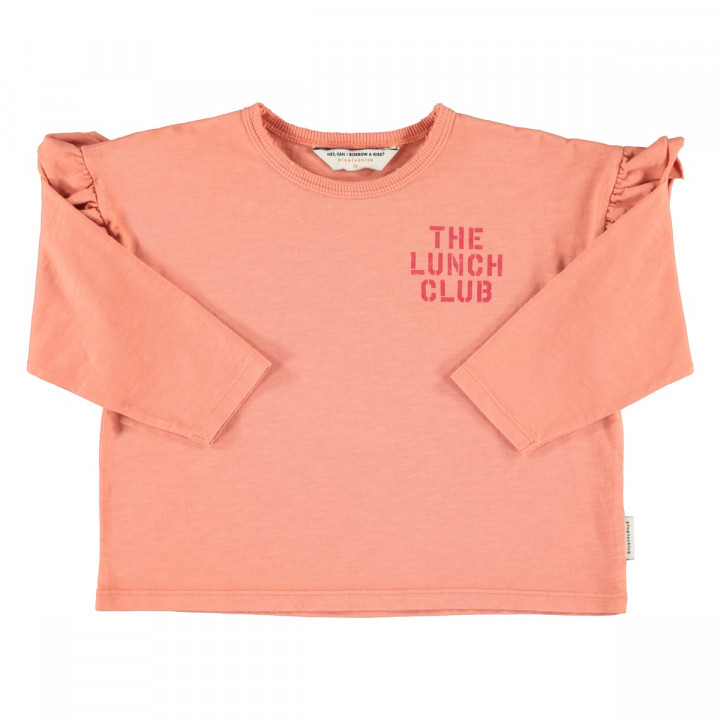 Longsleeve T'shirt | Pink W/ Apple Print