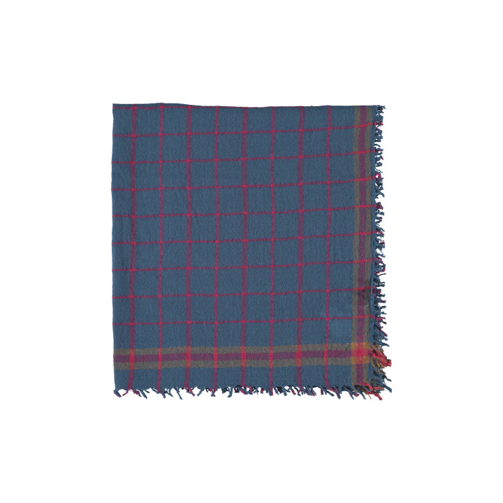 Scarf | Blue Checkered