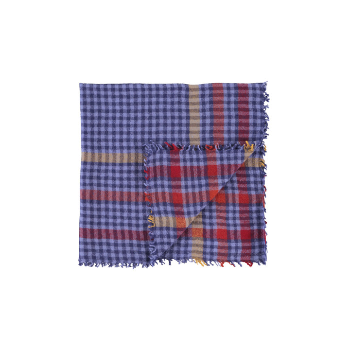 Scarf | Purple Checkered