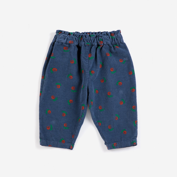 Stamp Bloom all over Corduroy Pants