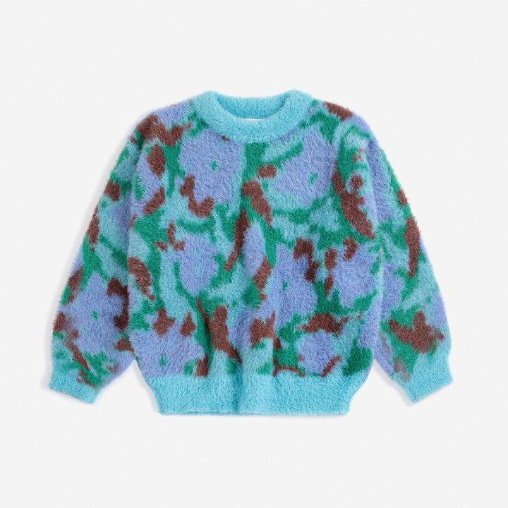 Watercolor all over Jacquard Jumper