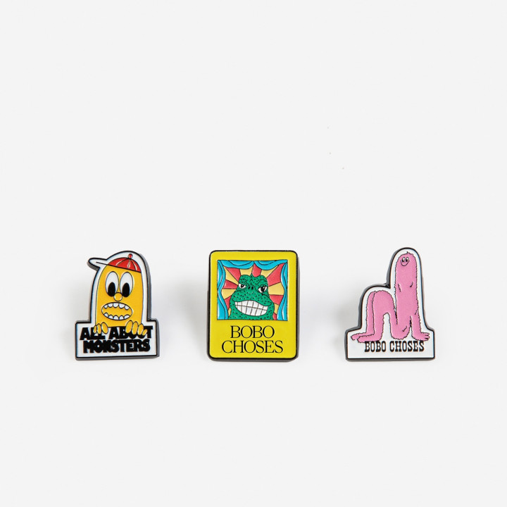 All About Monsters Pins-ONESIZE