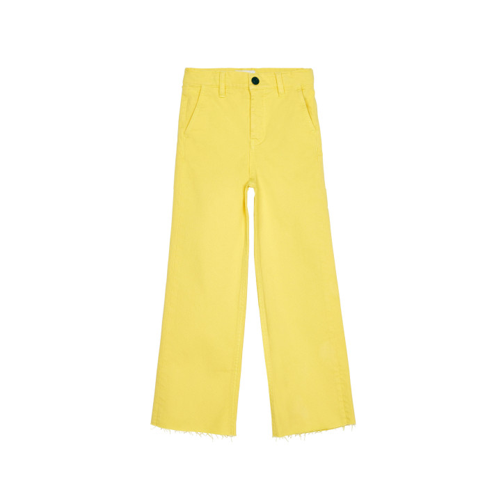 Carolyn Loose Fit Cropped Jeans Soft Yellow