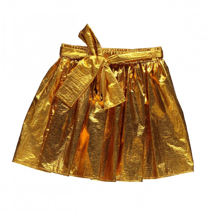 Daf Woven Skirt Gold