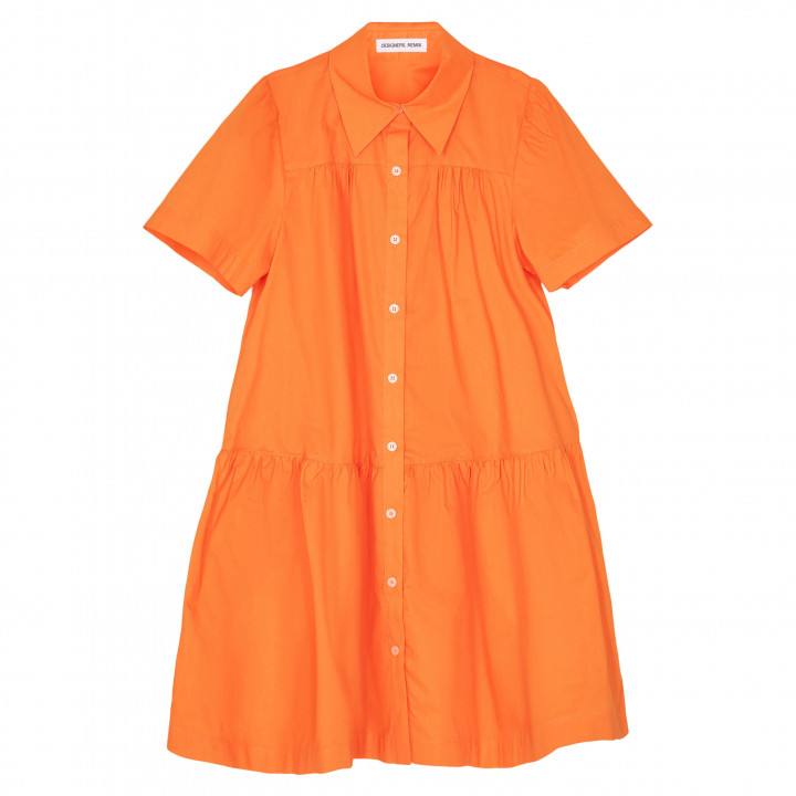Sandrine Shirt Dress Mandarin