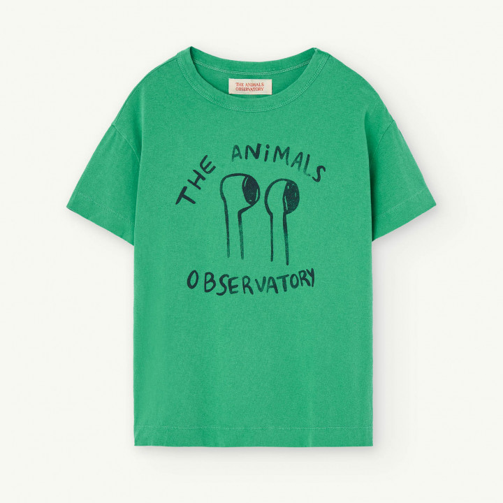 Rooster T-shirt Green Microanimals