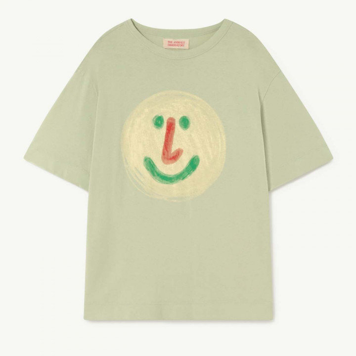 Rooster Oversize Kids T-Shirt Soft Green