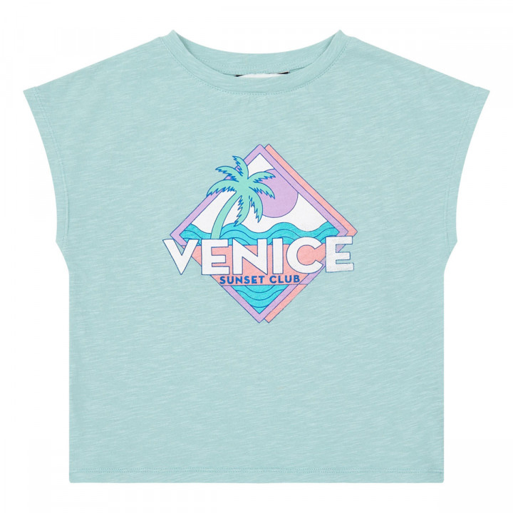 Venice Girl T-Shirt Aqua