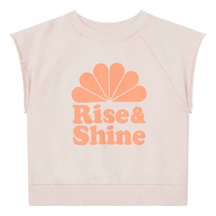 Rise & Shine Short Sleeve Sweatshirt Rose Water