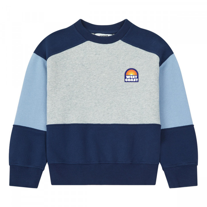 Color Block Sweatshirt Navy