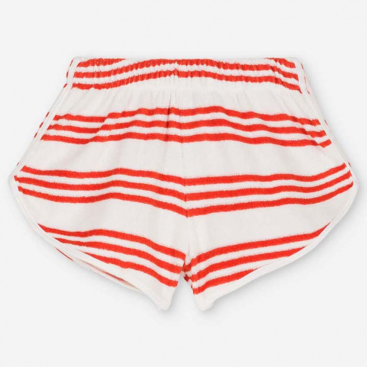 Short Juju Terry Red Sporty Stripes