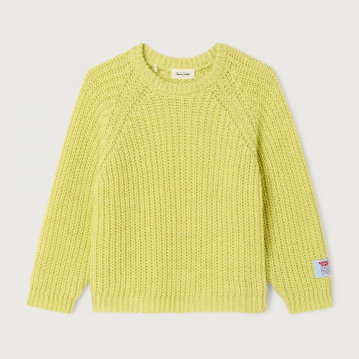 Cyrow Sweater Lime Chine