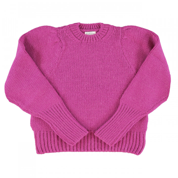 Knitted Soft Sweater | Fuschia