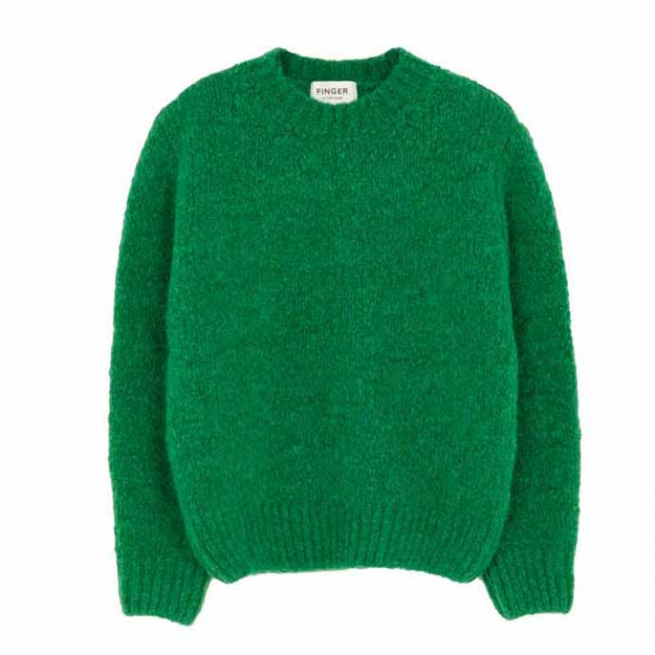 Lona Crew Neck Sweater Green