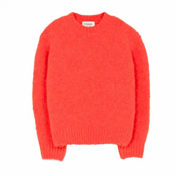 Lona Crew Neck Sweater Red