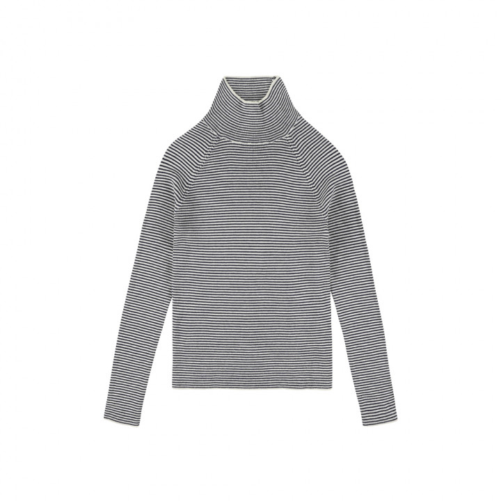 Shift Turtleneck Marine Stripe A