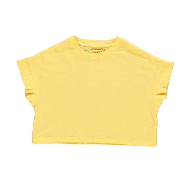 Morgan Knitted T-Shirt Yellow