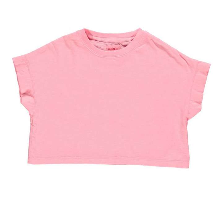 Morgan Knitted T-Shirt Pink